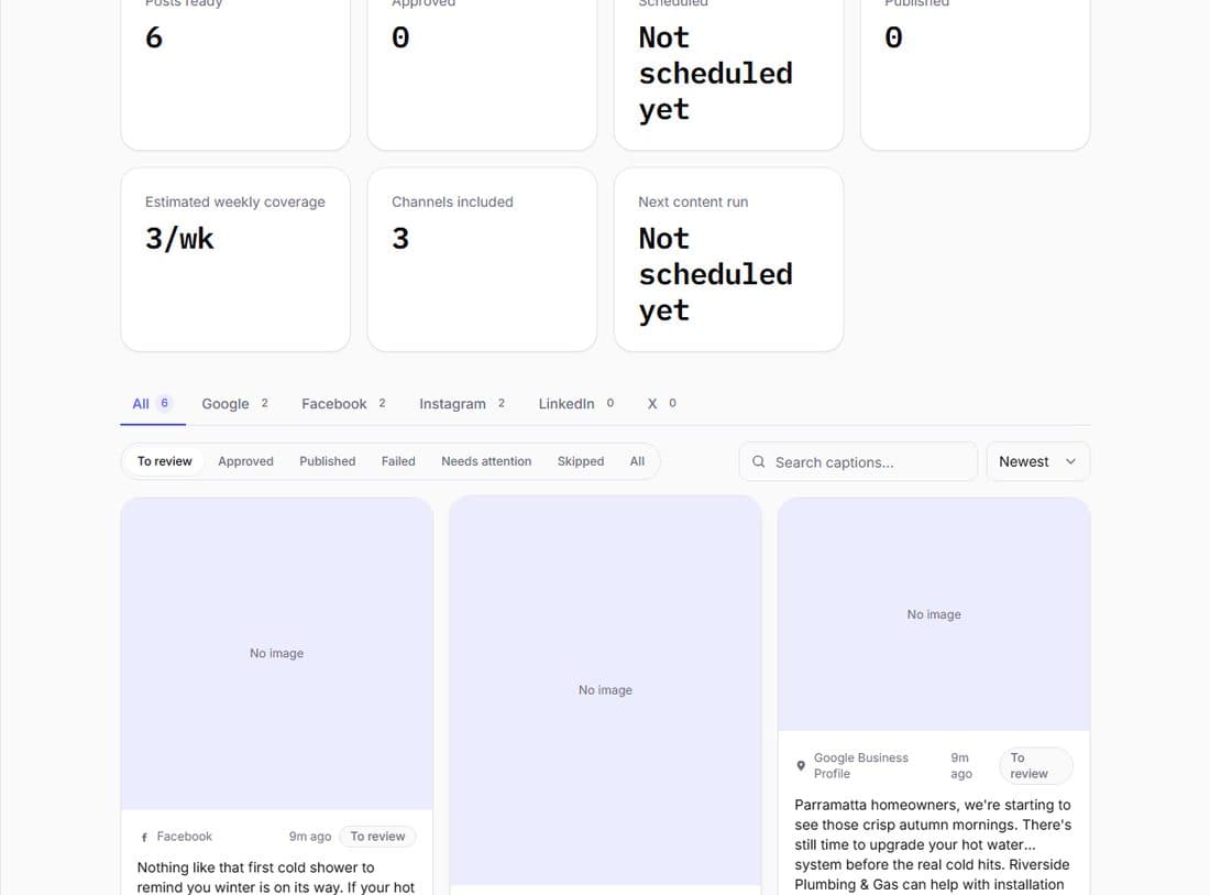 Real screenshot: It writes for each channel, separately